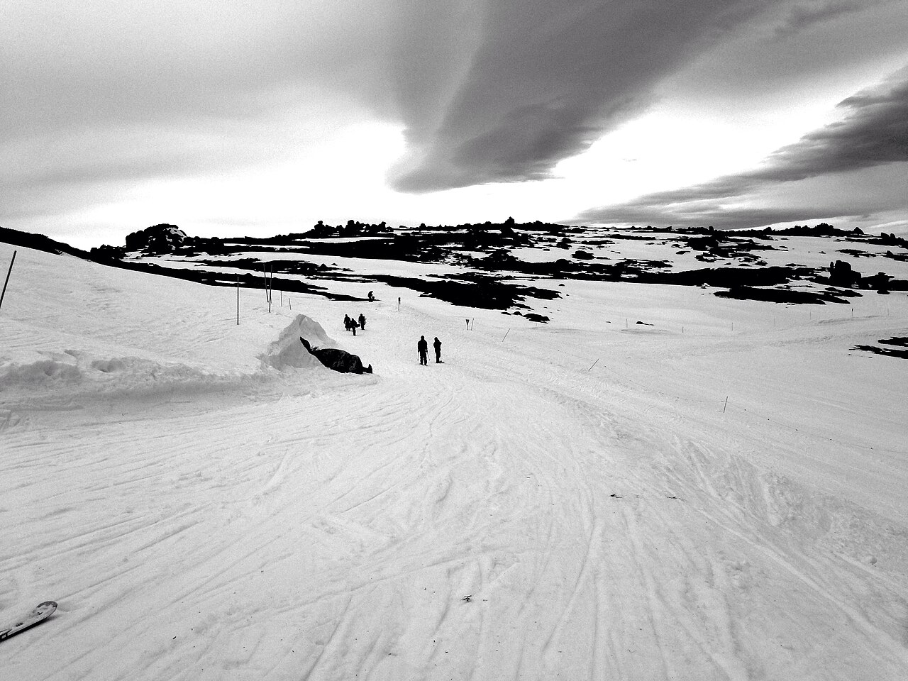 Thredbo view at top of chairlifts