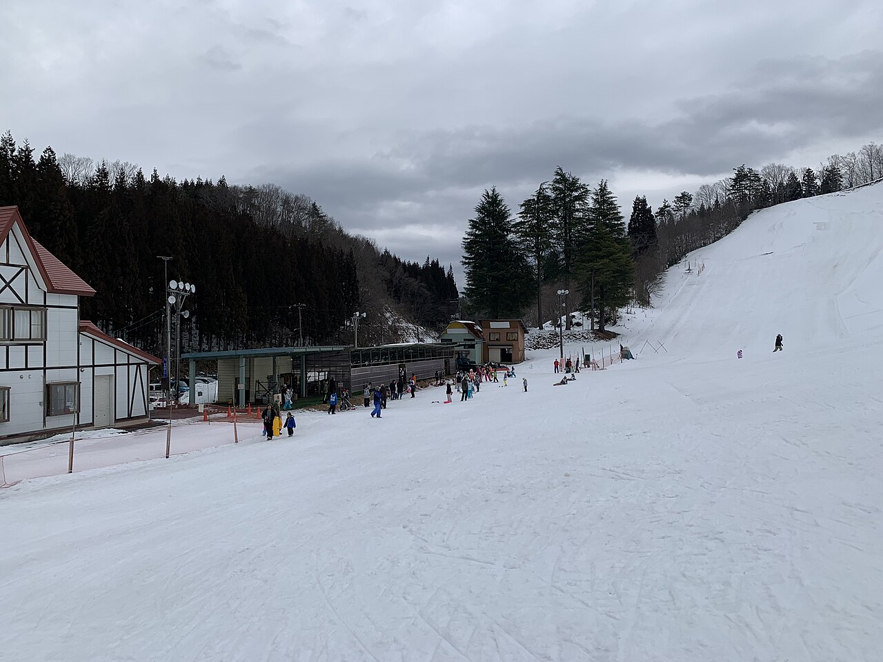 Snow and slopes at Fuyudorigoe Ski Garden